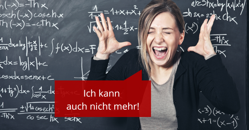 Lehrerin ich kann nicht mehr Lehrerin ich kann nicht mehr